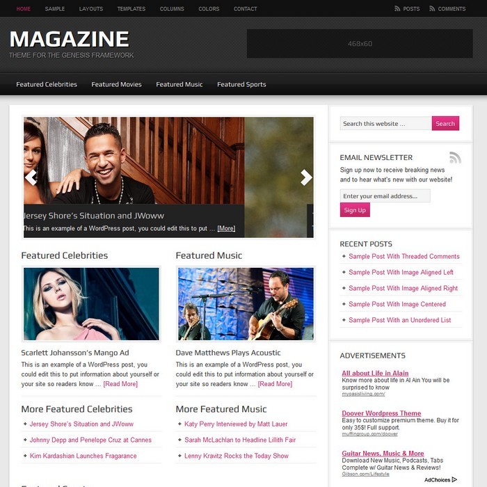 50+ Excellent Wordpress Magazine Theme of 2013 - Frip.in