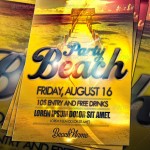 Amazing Beach Party Flyer