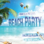 Beach Party Flyer Template