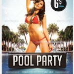 Pool  Beach Party Flyers