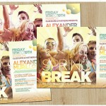 Spring Break Flyer Template