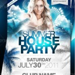 Summer House Party Flyer