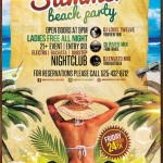 Summer or Spring Beach Party – Flyer Template