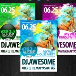 Wet House Party A3 Flyer