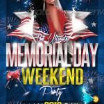 Memorial Day Weekend Party Flyer