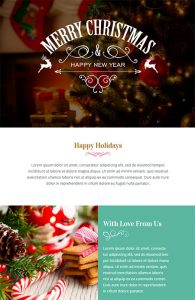 20+ Best Christmas &amp; New Year Email Templates 2020 | Frip.in