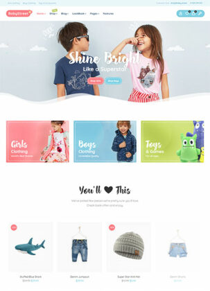 10 Best Kids Store WooCommerce Theme 2024 - Frip.in