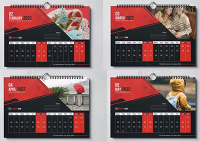 20 Best Desk Calendar Template 2022 - Frip.in