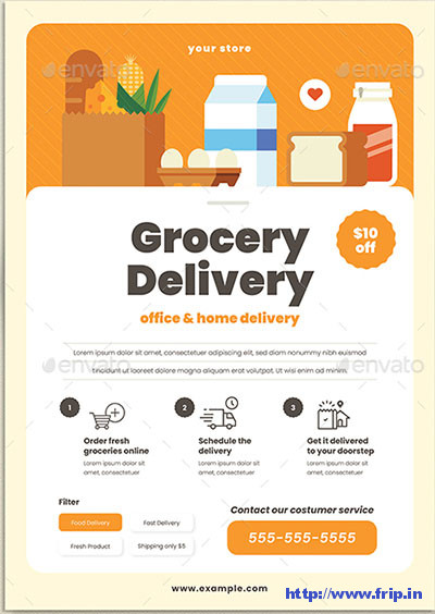 Grocery-Delivery-Flyers