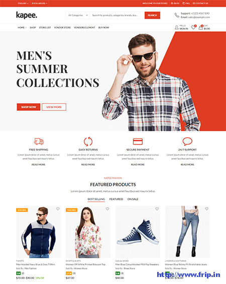 25 Best WooCommerce Multivendor Theme 2024 - Frip.in