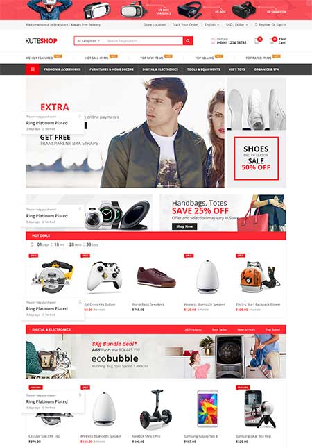 KuteShop-Electronics-Elementor-Theme