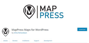 MapPress Map For WordPress 300x144 