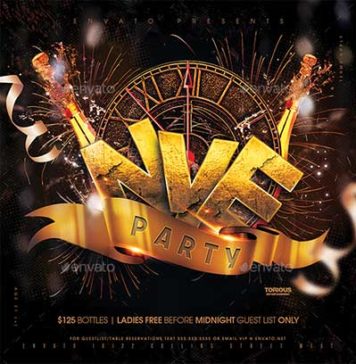 60 Best New Year Flyer Print Templates 2021 - Frip.in