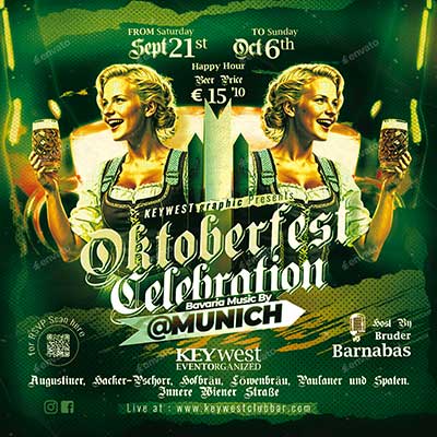 Oktoberfest-Event-Flyer 