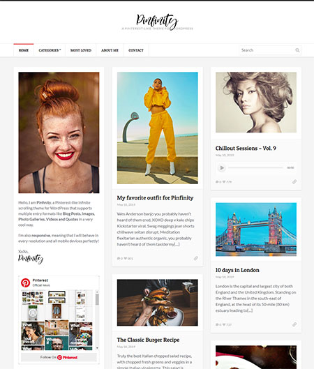 6 Best Pinterest WordPress Themes 2022 For Bloggers - Frip.in