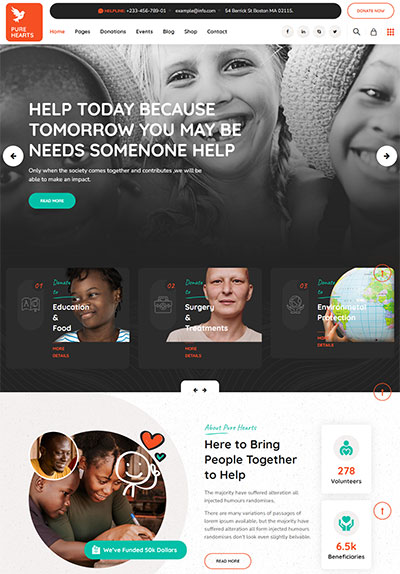 Pure-Hearts-WordPress-Theme