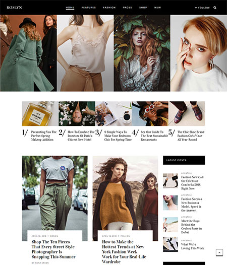 10+ Best Fashion Blog WordPress Theme 2024 - Frip.in