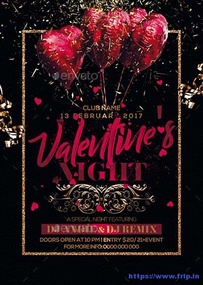 50 Best Valentine S Day Party Flyer Templates 2021