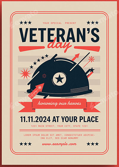 Vintage-Veterans-Day-Event-Flyer 