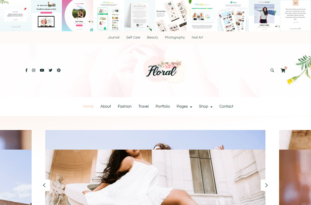 Blossom Floral Pro WordPress Theme - Frip.in