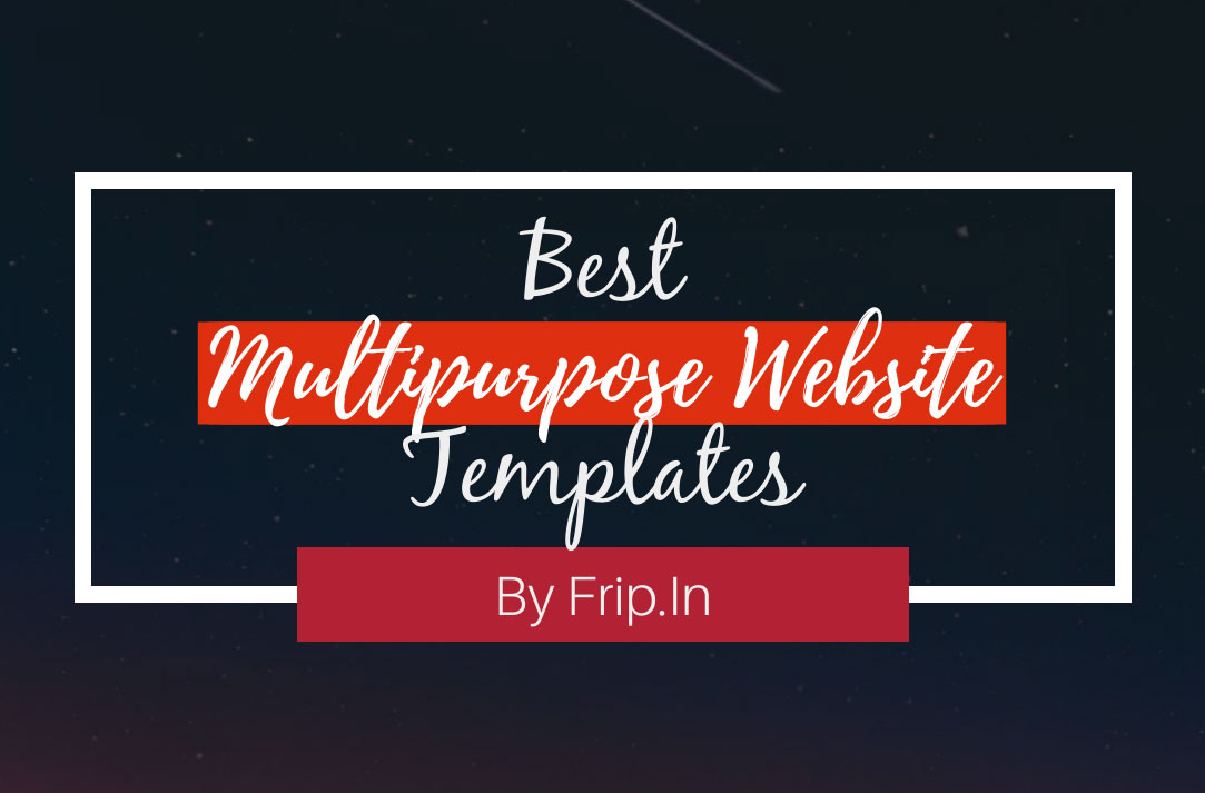 40 Best Multipurpose Website Templates 2024 Frip in